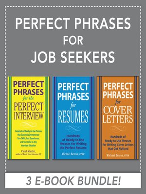 cover image of Perfect Phrases for Job Seekers